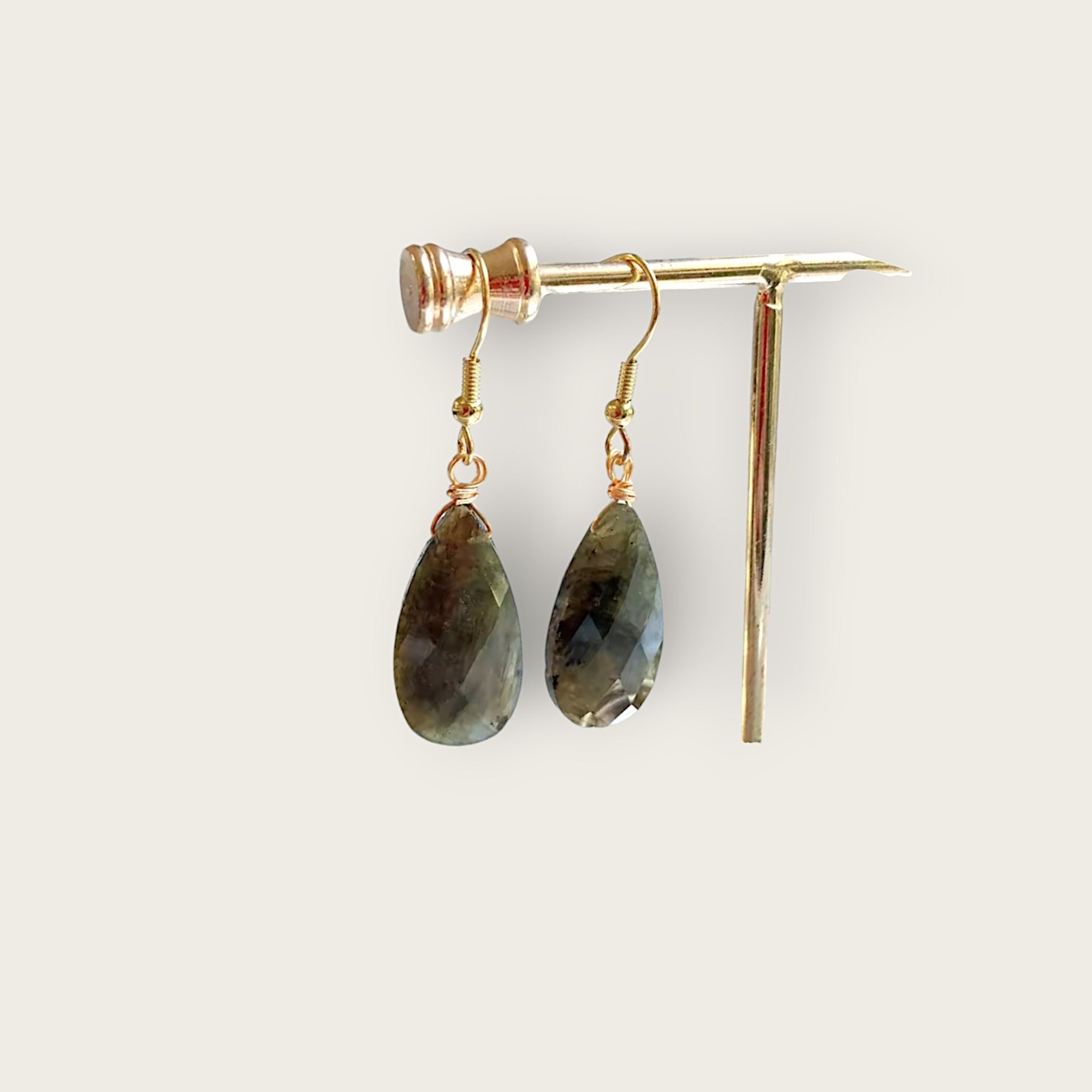 Boucles d'oreilles Labradorite