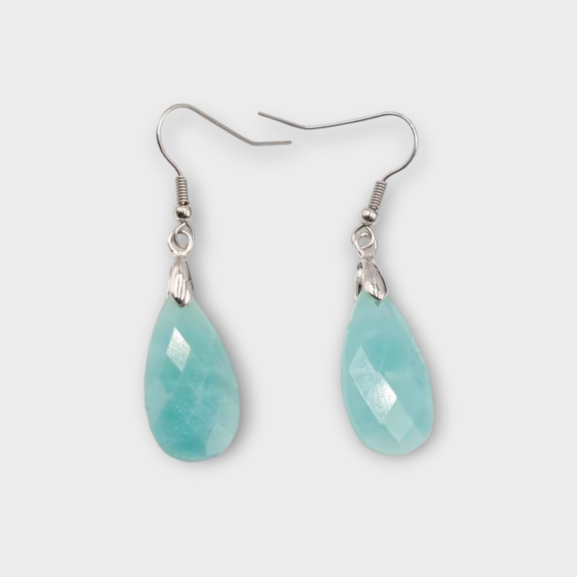 Boucles d'oreilles Amazonite