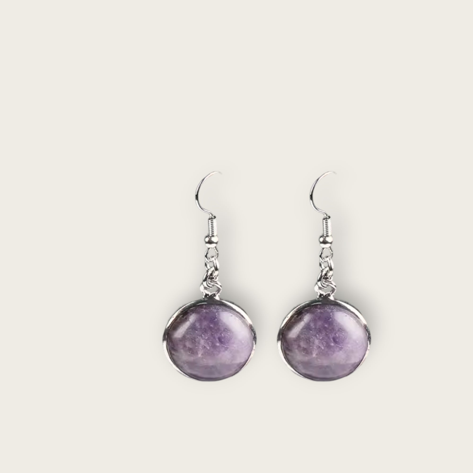 Boucles d'oreilles Améthyste