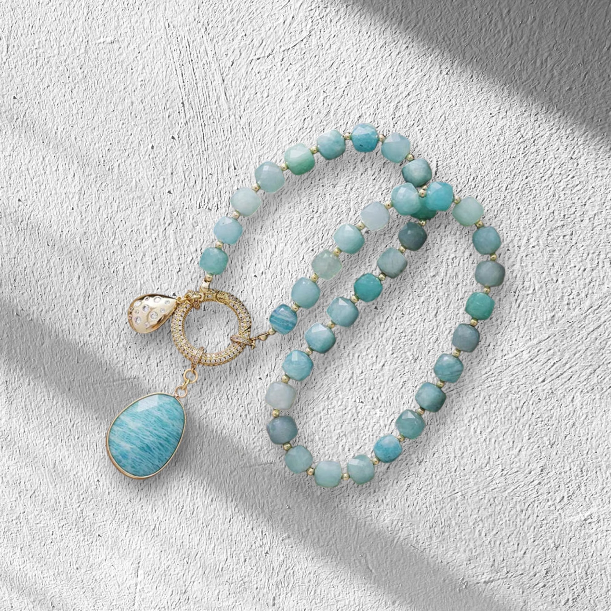 COLLIER AMAZONITE