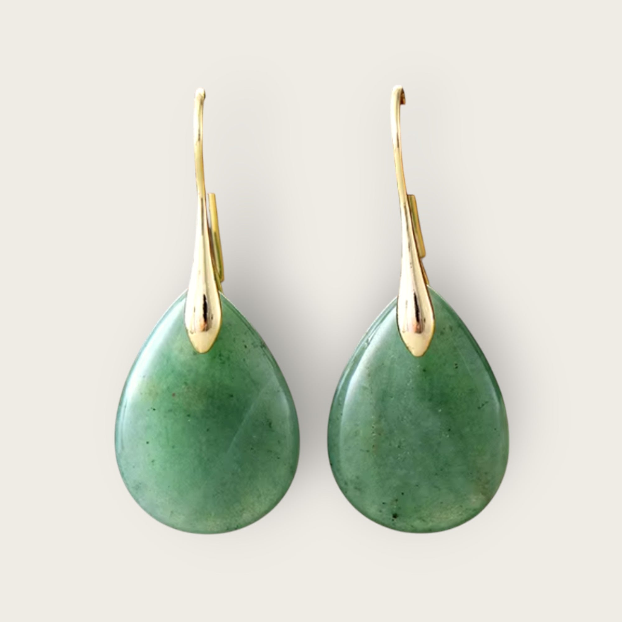 Boucles d'oreilles Aventurine verte