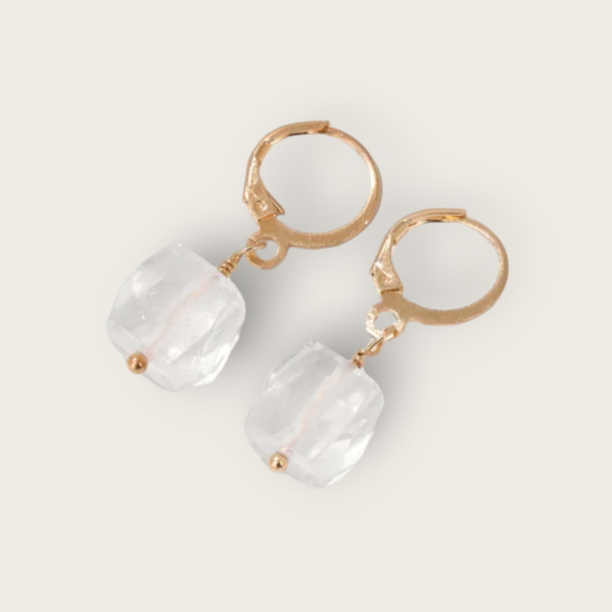 Boucles d'oreilles Cristal de roche