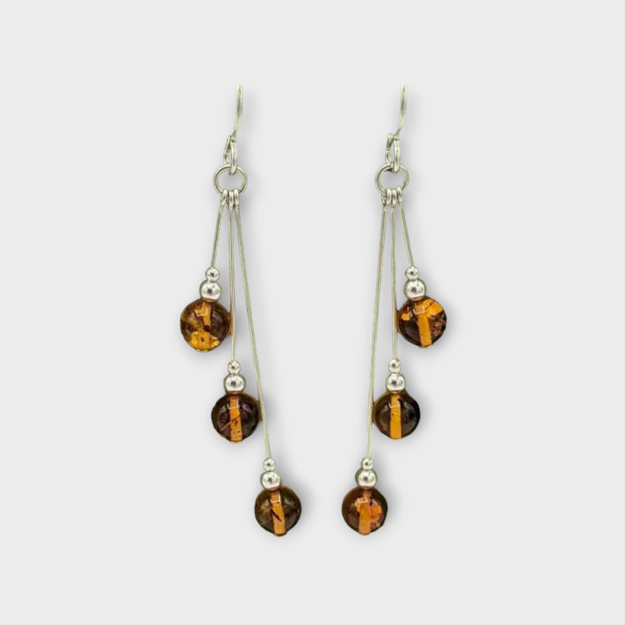 Boucles d'oreilles Ambre