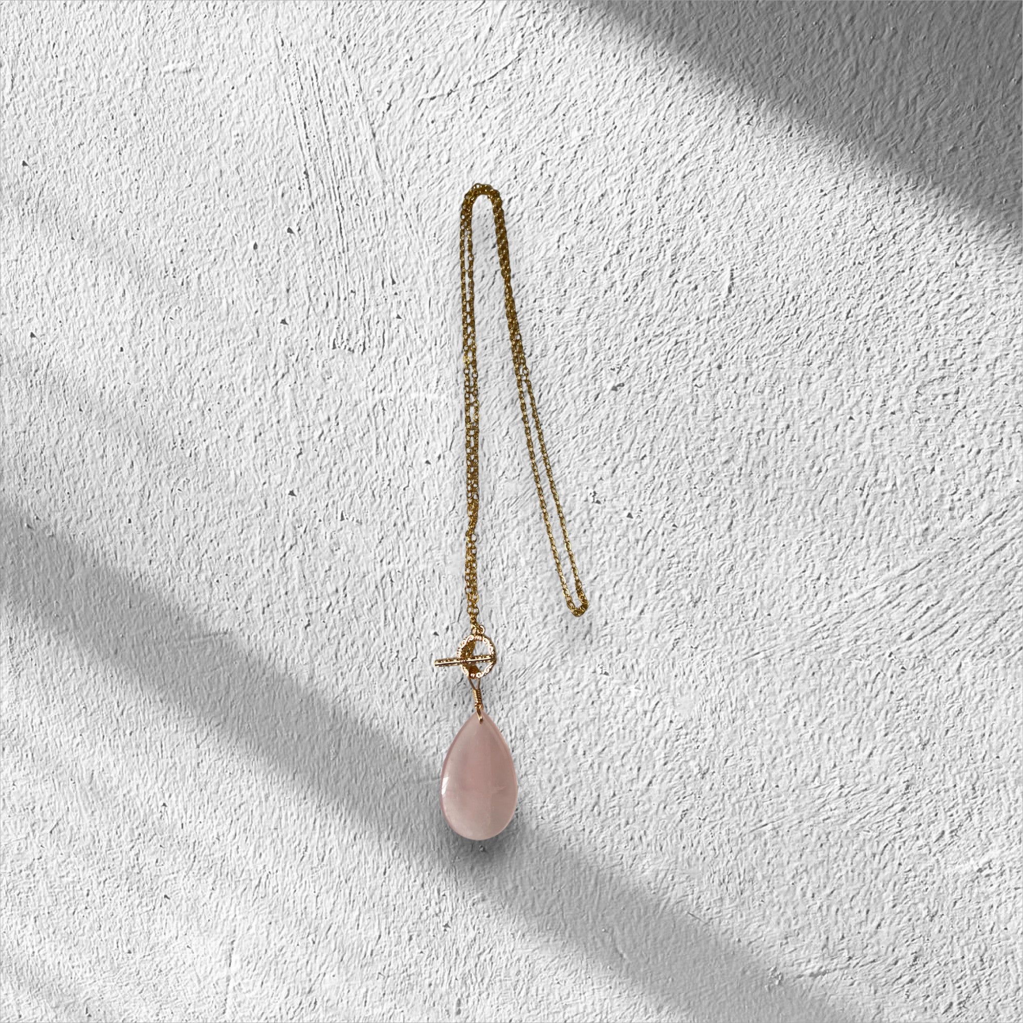 COLLIER QUARTZ ROSE